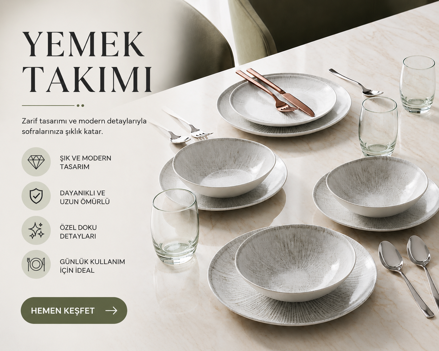 yemek takımı 