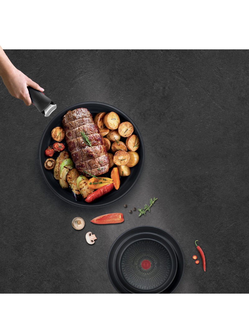 TEFAL Ingenio Excellence  6X Büyük Tava Tencere Seti - 12 Parça görsel 9