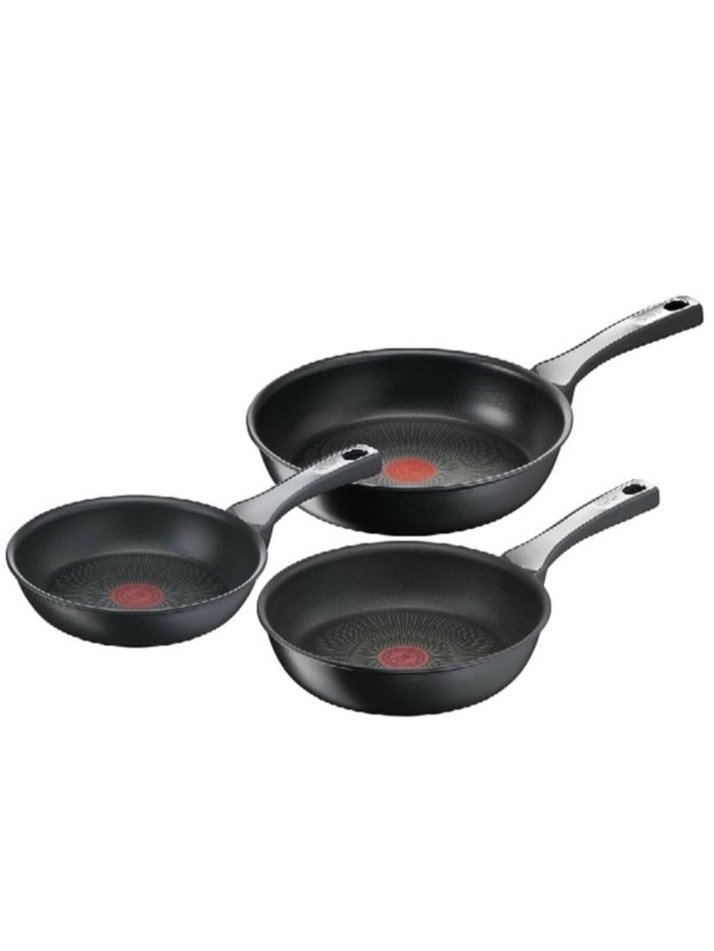 TEFAL Titanyum 6X UnlimitedOne İndüksiyon Tabanlı 20/24/28 Cm 3'lü Tava Seti - 2100116646