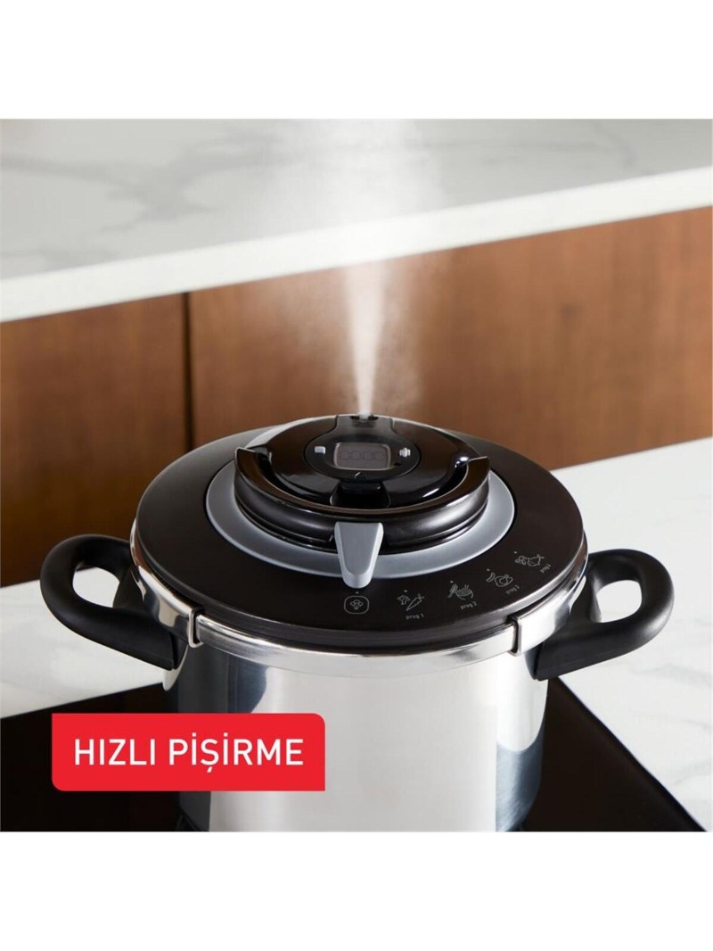 TEFAL Clipso+ Chef Düdüklü Tencere - 6L görsel 2