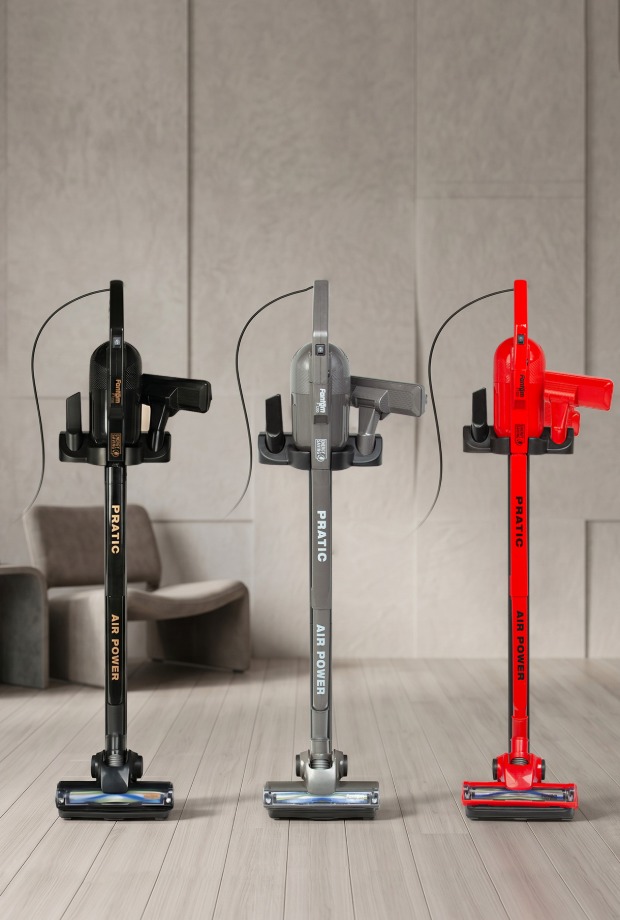 FANTOM Pratic Aır Power P 1250 Antrasit Torbasız Dönebilen Turbo Başlıklı Dikey Süpürge görsel 13