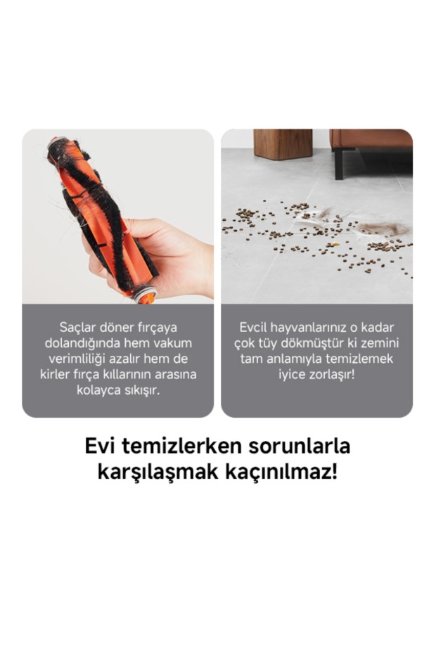 Xiaomi Mi Robot Vacuum S10t 8000pa Akıllı Robot Süpürge görsel 3