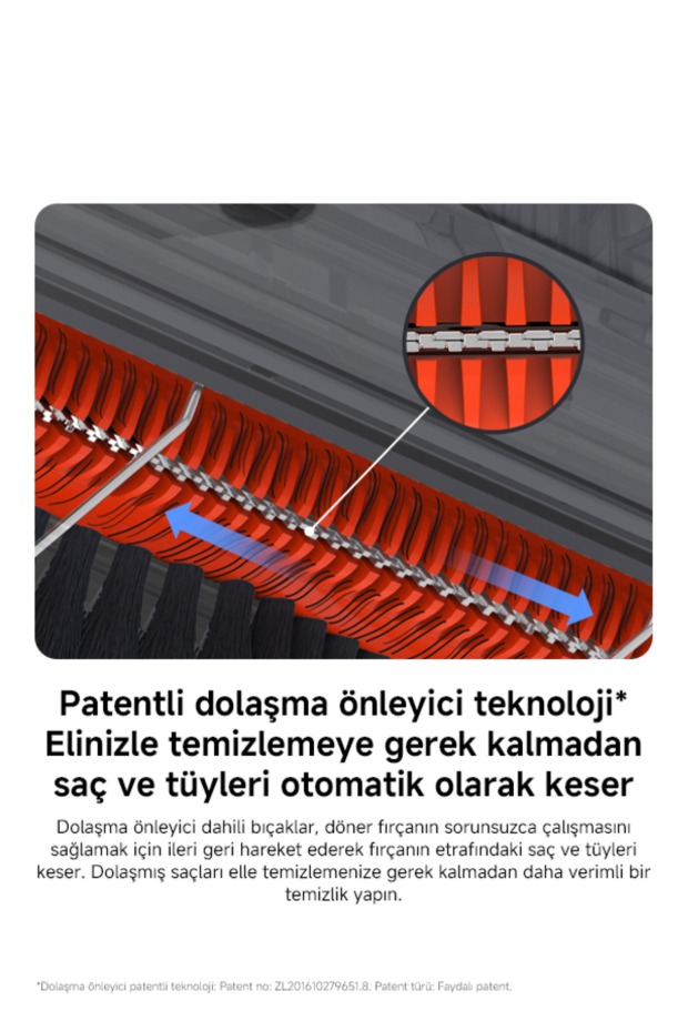 Xiaomi Mi Robot Vacuum S10t 8000pa Akıllı Robot Süpürge görsel 4