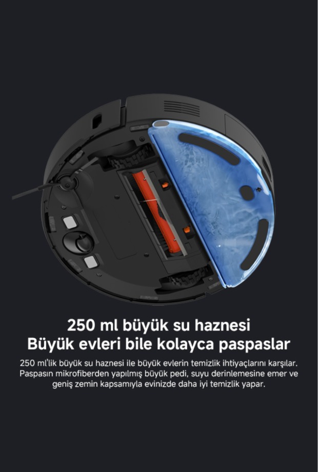 Xiaomi Mi Robot Vacuum S10t 8000pa Akıllı Robot Süpürge görsel 13
