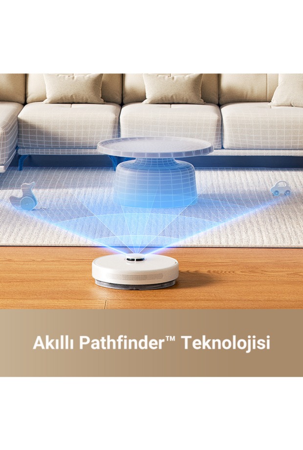 Dreame L10s Pro Gen 2 Robot Süpürge Beyaz, 7.000Pa Emiş Gücü görsel 7