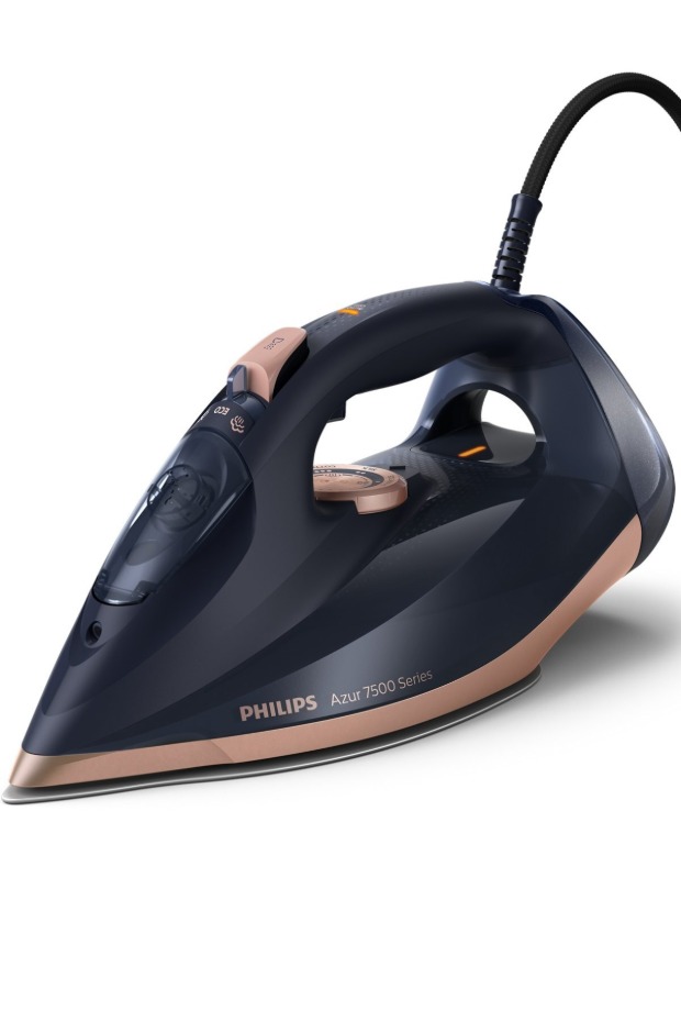 Philips 7500 Serisi Buharlı Ütü, 3200W, 55 g/dk Sürekli Buhar, SteamGlide Elite, 260 g Şok Buhar, DST7510/80