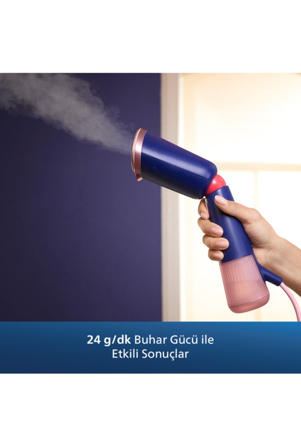 Philips 5000 Serisi El Tipi Buharlı Düzleştirici, Seyahat için taşınabilir, Tak ve Çalıştır, STH5030/20 görsel 5