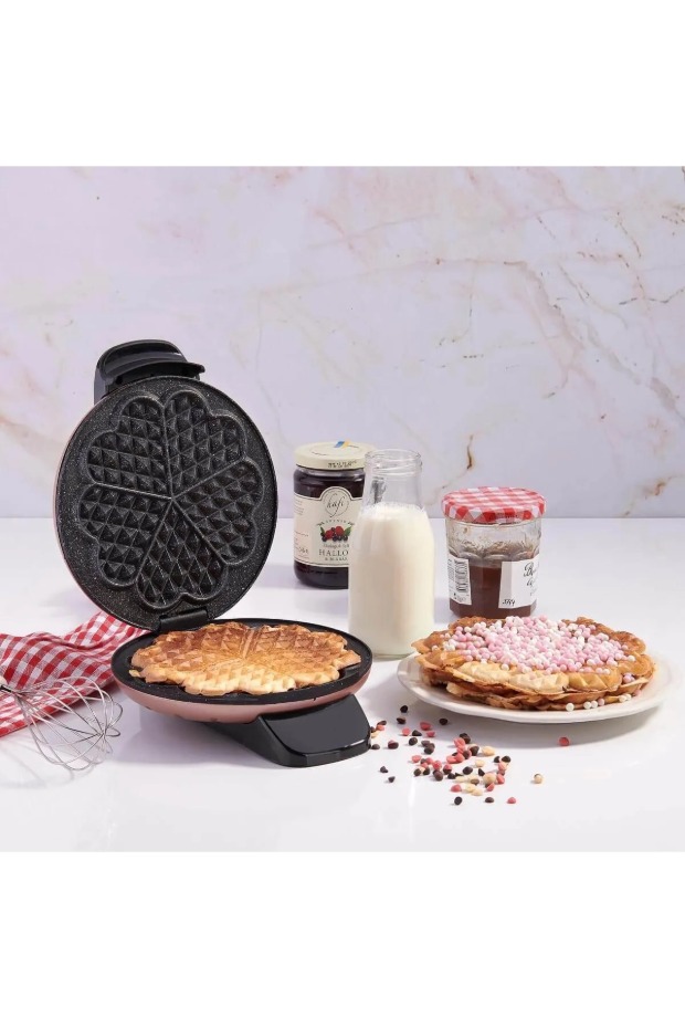 KORKMAZ Mia Rosagold Waffle Makinesi A319-03 görsel 3