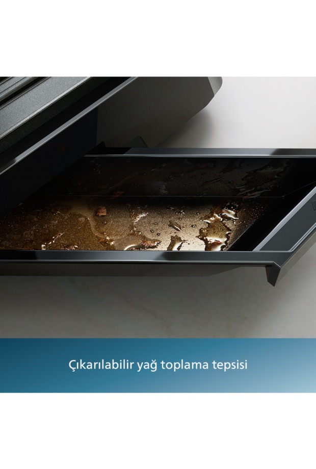 Philips 5000 Serisi, 2200W, Izgara ve Tost Makinesi, Izgara için Tam Açılır, HD6301/90 görsel 7
