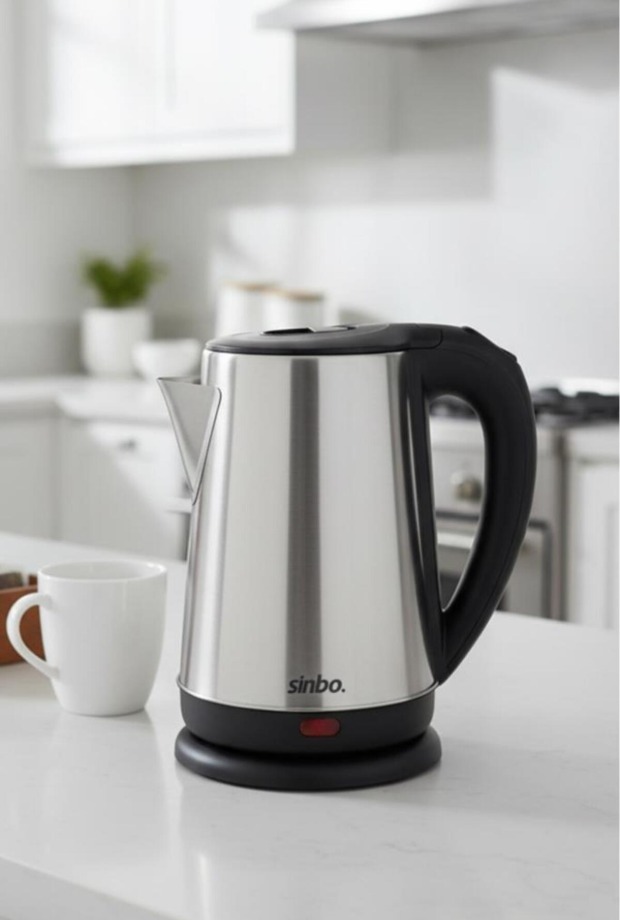 Sinbo SK-8026 1500 W 1.8 Lt Çelik Kettle Su Isıtıcı 360 Derece