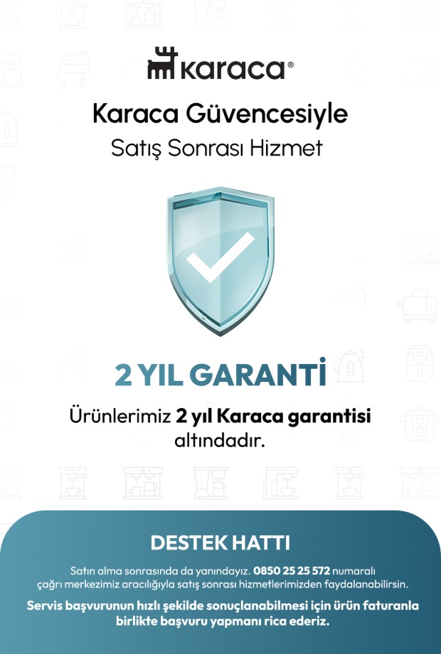 Karaca Sıcaklık Ayarlı Ve Led Işıklı 2205 Cam Su Isıtıcısı Kettle 2200w görsel 8