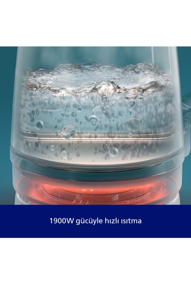 Philips 5000 Serisi Çay Makinesi, 1.8 Litre, 1900W, Otomatik Sıcak Tutma, HD7350/00 görsel 2