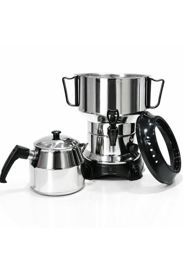 Genel Markalar 4.5 LT AVESTA Elektrikli Semaver Ev Ofis Çay Makinesi Paslanmaz Çelik Gizli Rezistans görsel 4