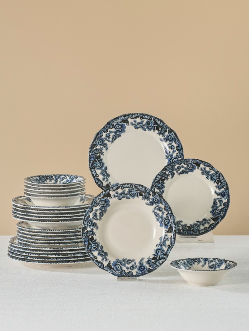 Emsan Melora Stoneware 24 Parça 6 Kişilik Yemek Takımı