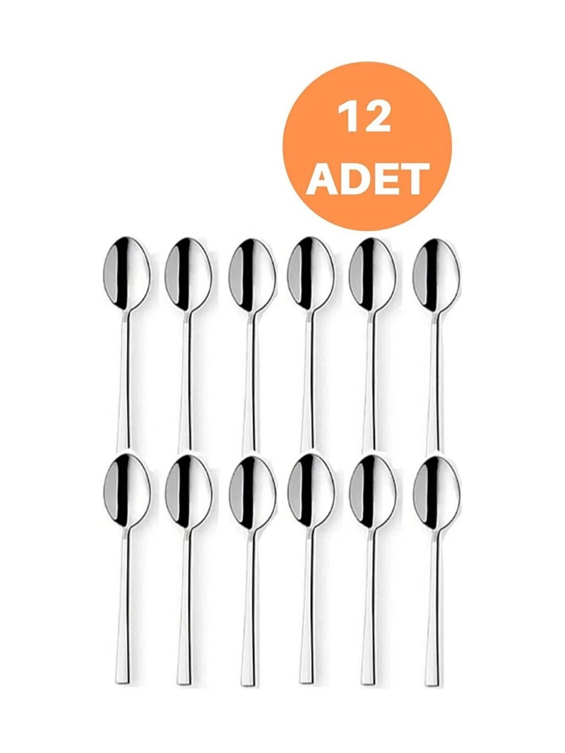 Yüsra Home 12 Li Lüx Çay Kaşığı Günlük Kullanıma Uygundur (PASLANMAZ ÇELİK)