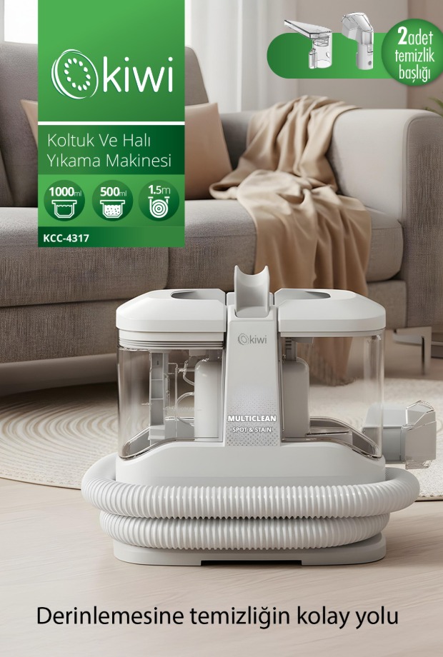 Kiwi Kcc-4317 Koltuk ve Halı Yıkama Makinesi