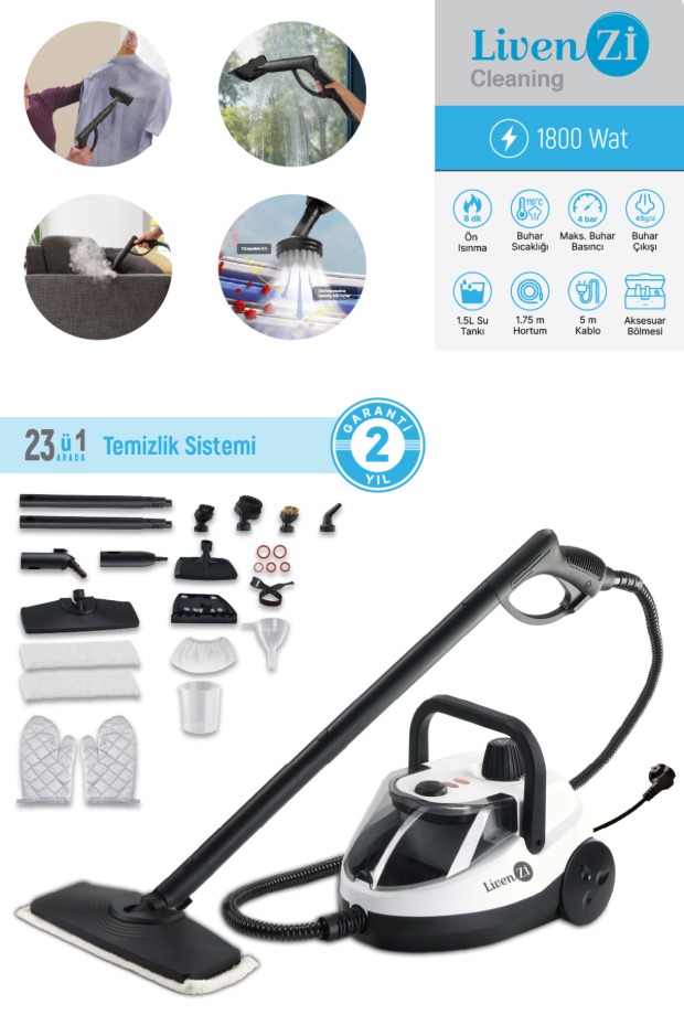 Livenzi WJ-578 Buharlı Temizlik Makinesi