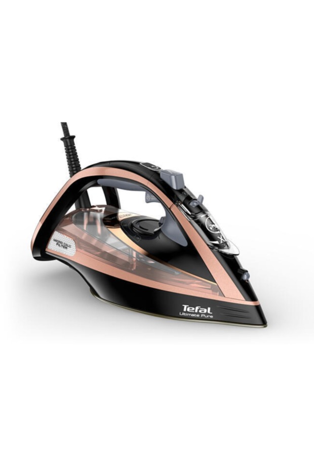 TEFAL FV9845 Ultimate Pure 60 gr Sürekli ve 260 gr Şok Buharlı 3200 Watt Kireç Avcısı Buharlı Ütü